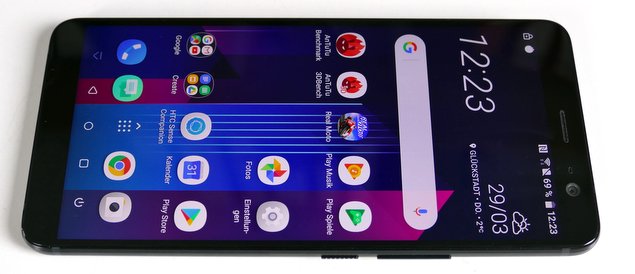 HTC U11 Plus Seitenansicht