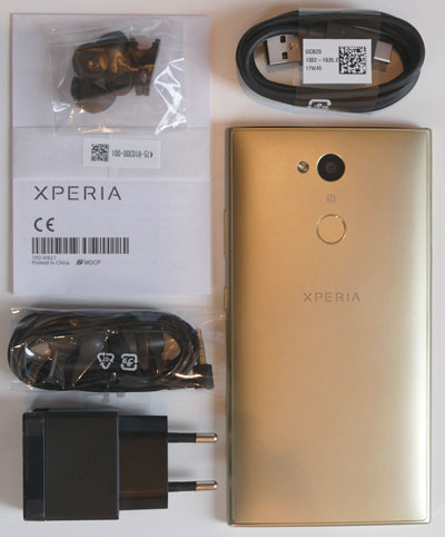 Lieferumfang Sony Xperia L2
