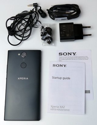 Lieferumfang Sony Xperia XA2