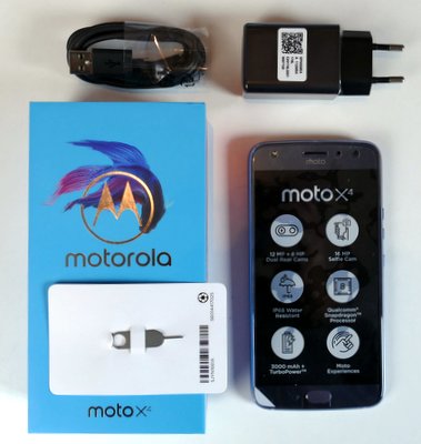 Lieferumfang Moto X4