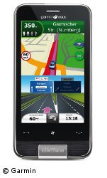 Das Garmin-Asus nuevifone M10 ist Handy und Navi in einem