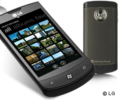 Das LG Optimus schie&szlig;t Fotos mit bis zu f&uuml;nf Megapixeln