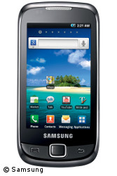 Das Samsung Galaxy 551 l&auml;uft auf Android 2.2