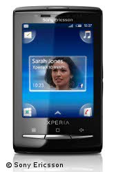 Trotz des nur 2,55 Zoll gro&szlig;en Displays macht das Surfen mit dem X10 mini Spa&szlig;