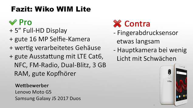 Fazit WIM LITE