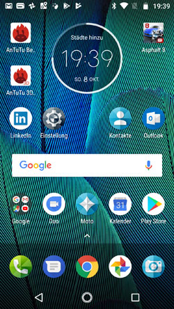 Moto G5S Homescreen