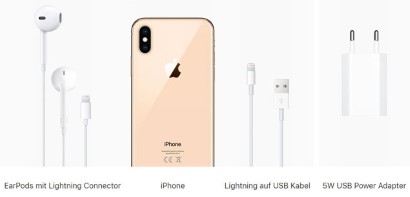 Xs Max Lieferumfang